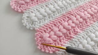 SUPER EASY CROCHET KNİTTİNG BABY BLANKET 🧿 EASY CROCHET KNİTTİNG BABY 🧿 TREND CROCHET PATTERNS [upl. by Haonam]