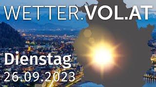 Das Wetter von VOLAT vom 26 September 2023 [upl. by Puiia]