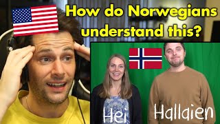 American Reacts to Bergen Dialect [upl. by Johann]