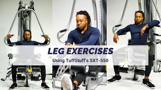 Leg Exercises SXT550 Hybrid Home Gym [upl. by Anida]