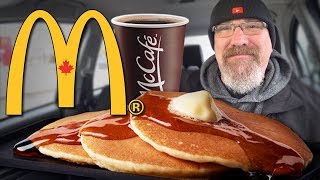 McDonalds Breakfast 🥞 Hotcakes amp Sausage and McCafé Coffee ☕ [upl. by Airt971]