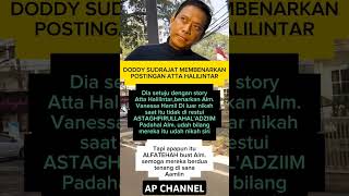 Doddy Sudrajat Membenarkan Postingan Atta attahalilintar doddysoedrajat fypyoutube [upl. by Birgitta347]