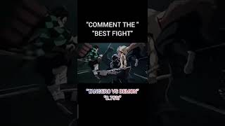 Comment best fight anime fight manga demonslayer [upl. by Jeritah]