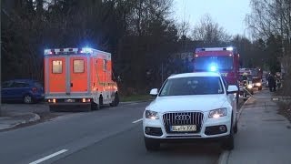 Feuerwehreinsatz in Burscheid  EINGANGSBEREICH IM VOLLBRAND  WOHNHAUSBRAND [upl. by Eelinnej479]