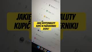 JAKIE KRYPTOWALUTY KUPIĆ W PAŹDZIERNIKU 2024 shorts [upl. by Haron]