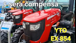 TRATOR YTO EX 854 NA TECNOSHOW COMIGO RIO VERDE GOIAS [upl. by Ahsener]