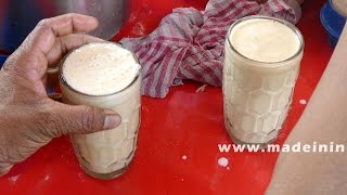 How to Make a Banana Milkshake  ROAD SIDE JUICE CENTER street food [upl. by Barta]