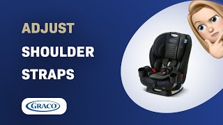 How to Adjust Shoulder Straps on Graco TriRide Car Seat  Easy Guide [upl. by Andy120]