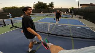 New Smith Pickleball 7824 7pm POV GoPro  Bite Mount [upl. by Hooker]