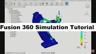 Fusion 360 Simulation Tutorial [upl. by Bunker]