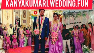 கலக்கல் கல்யாணம் fun Kanyakumari Tamil Christian wedding Highlightspart 1 video ENGA VEETU KALYANAM [upl. by Ydnem]