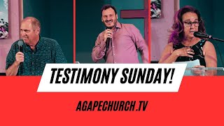 Testimony Sunday  Agape Church [upl. by Corvese]