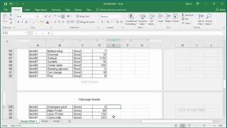 How to Add Headers and Footers to a Worksheet in Excel 2016 [upl. by Gadmon]