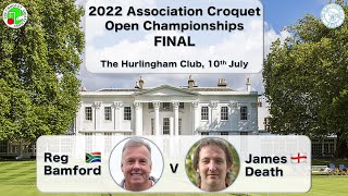 2022 Association Croquet Open Championship  Final [upl. by Atoked]