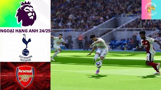 PES 2025  TOTTENHAM HOTSPUR  ARSENAL  NGOẠI HẠNG ANH 2425  BÌNH LUẬN TIẾNG VIỆT [upl. by Hairacaz]