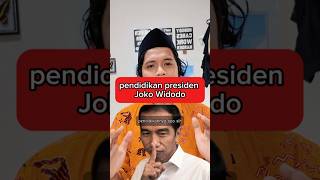 Pendidikan presiden Joko Widodo Indonesia Jokowi Prabowo Gibran pendidikan viralvideo [upl. by Nyrmak]