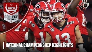 National Championship TCU Horned Frogs vs Georgia Bulldogs  Full Game Highlights [upl. by Kotz]