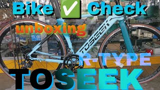 Unboxing amp Assembling TOSEEK RTYPE Roadbike aero V303 [upl. by Cleon953]