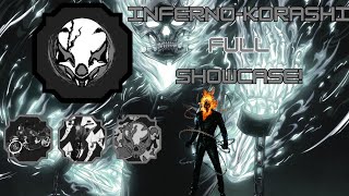 Inferno Korashi Full Showcase Shindo Life [upl. by Nesahc]