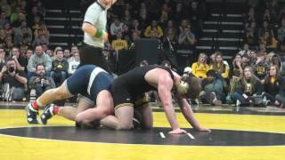 197 lbs Matt McCutcheon Penn State vs Cash Wilcke Iowa [upl. by Hafital383]