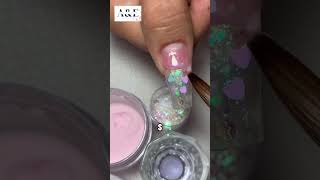 Encapsulado de uñas con Acrílico Clear uñas nails manicurista emprendedoras viral [upl. by Arriat]