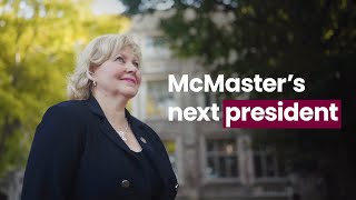 McMasters next president [upl. by Thetis]