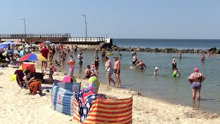 Darłówko Darłowo plaża wschodnia i zachodnia 27062022 [upl. by Morez]