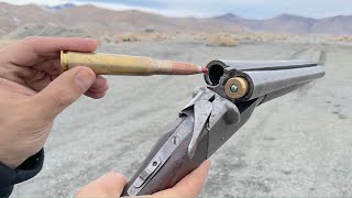 firing TWO 50bmg out of a Shotgun at the same time [upl. by Chaddie938]