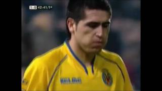 El día que Riquelme se vengó del Barça Villarreal vs FC Barcelona Año 2005 [upl. by Airitak779]