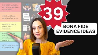 RANKING BONA FIDE MARITAL EVIDENCE I130  I751 [upl. by Nedlog303]