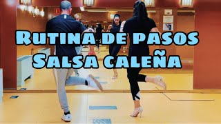 Rutina de pasos de salsa caleña [upl. by Ytsud]