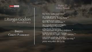 Liturgia Godzin  Modlitwa Południowa  Święto Chrztu Pańskiego [upl. by Bearce]