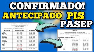 URGENTE PIS PASEP 2021 CONFIRMADO FOI ANTECIPADO CALENDÁRIO DE PAGAMENTO  PIS PASEP ANO BASE 2019 [upl. by Phillip]