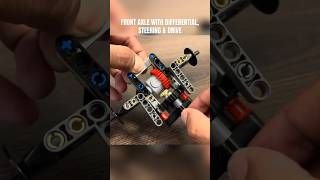 LEGO Technic Front Axle with Differential Steering amp Drive [upl. by Eelanej179]