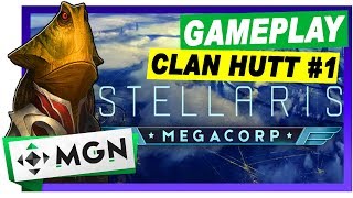 STELLARIS MEGACORP ESPAÑOL Gameplay 🌕 Primeras Impresiones [upl. by Eioj]