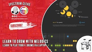 Trying Out Melodics to aid learning Drumming  Using Roland VDrums [upl. by Adniles]