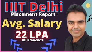 IIIT Delhi Placement 2024 High Package BTech Course in IIIT Delhi Average Package Highest Package [upl. by Nelleeus231]