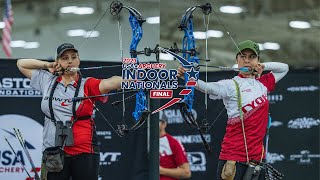 2023 USA ARCHERY INDOOR NATIONAL FINALS  Womens Compound Gold Medal Match [upl. by Silloh934]