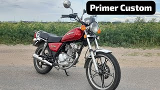 Tu primer moto Custom  Review Suzuki GN 125 [upl. by Herta]