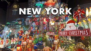 New York Christmas Walk 2023  Dyker Heights Christmas Lights [upl. by Aissac670]