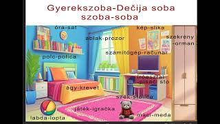 Lekcija mađarskog jezika GyerekszobaDečija soba [upl. by Hailee]