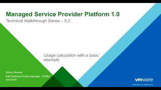 MSP Platform Usage amp Billing  Basic Usage Calculation [upl. by Fabrianne]