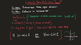 Limit epsilon delta tanımı Limit3 [upl. by Cowey]