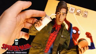 Young Rich Toys Peter B Parker 16 Scale Figure SpiderMan Into The SpiderVerse Unboxing Review [upl. by Ecnarrot]