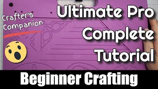 How to use every feature of Crafters Companion Ultimate Pro crafting tool Full tutorial artawry [upl. by Niwrud]