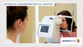 Optische Biometrie IOL Master  MUNICH EYE [upl. by Sharman24]