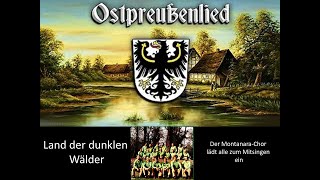 Ostpreußenlied  Land der dunklen Wälder [upl. by Iadrahs474]