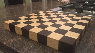 Making a Chess Board From Exotic Wood [upl. by Carlina637]