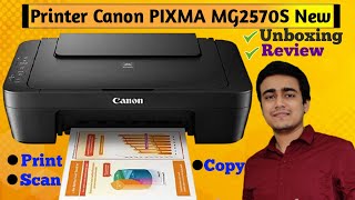 Canon Pixma MG2570S Unboxing Set up Use Review in Hindi  Best Printer for Home Use [upl. by Reinald350]