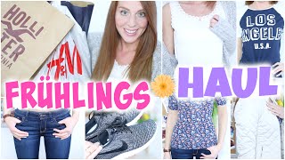 XXL FRÜHLINGS HAUL 2015 mit PRIMARK HOLLISTER HampM NIKE ZARA  PLEITE GESHOPPT 😱  LaurenCocoXO [upl. by Ssur]